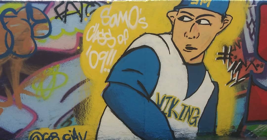Gr8CJay's tweet image. From Santa Monica's Viking to Anaheim's Angel👼R.I.P. Tyler Skaggs. #TylerSkaggs @Angels #artist #mtn94 #graffiti @StreamGhouls #LosAngelesartist @TylerSkaggs37