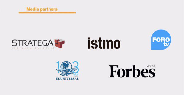 EmTechLATAM's tweet photo. También estamos muy agradecidos a @StrategaBM @revistaistmo @Foro_TV @El_Universal_Mx @Forbes_Mexico por el acompañamiento durante #EmTechDigitalLATAM como media partners https://t.co/GmgiLjMSsU