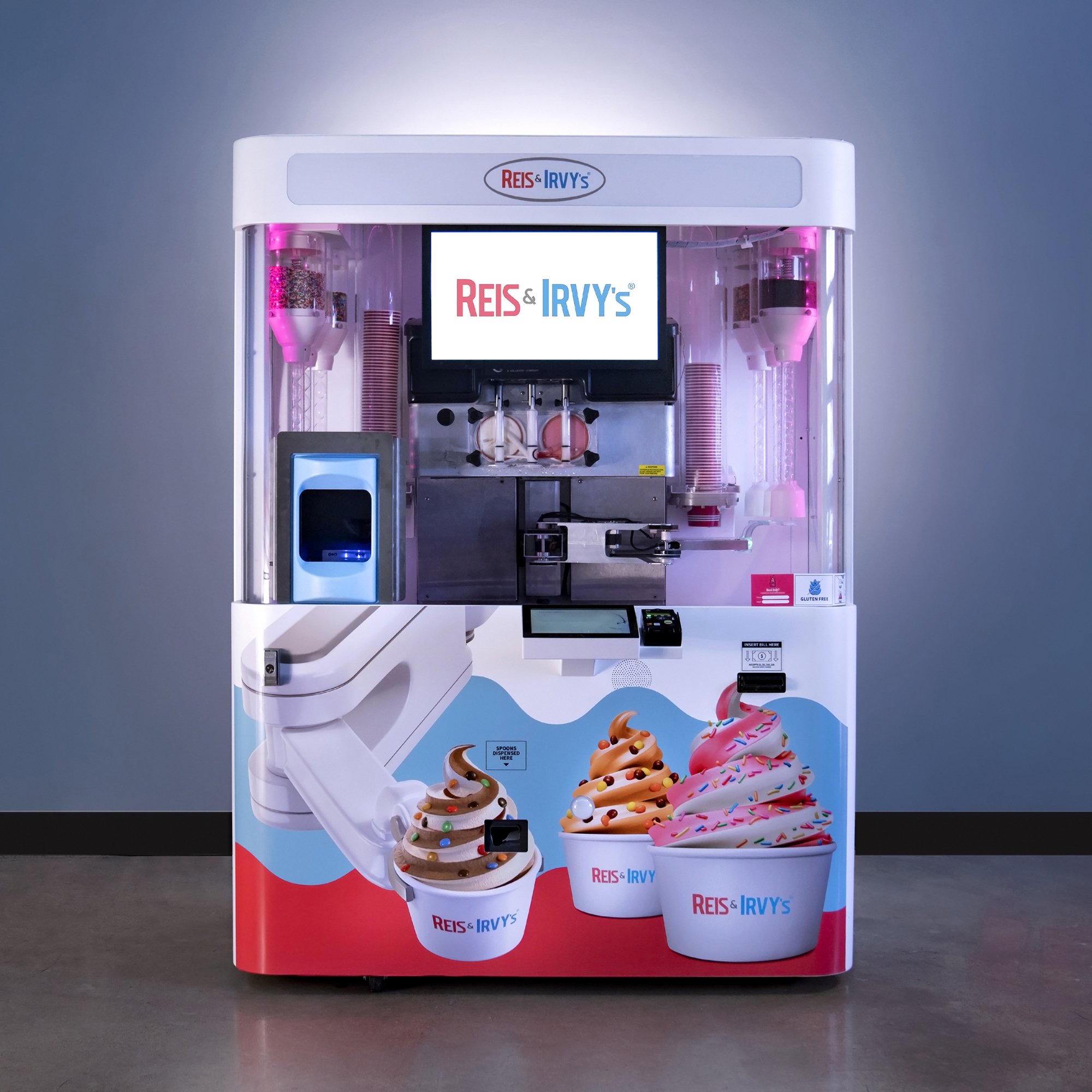 Reis & Irvy's Robotic Frozen Yogurt Robot