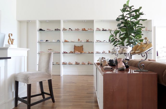 Things are looking extra gorgeous at our neighboring shoe store <a href="/ArcoAvenue/">Arco Avenue</a>! Check out this blog post for more photos + info behind the design! alwayssummerblog.com/update-at-arco/