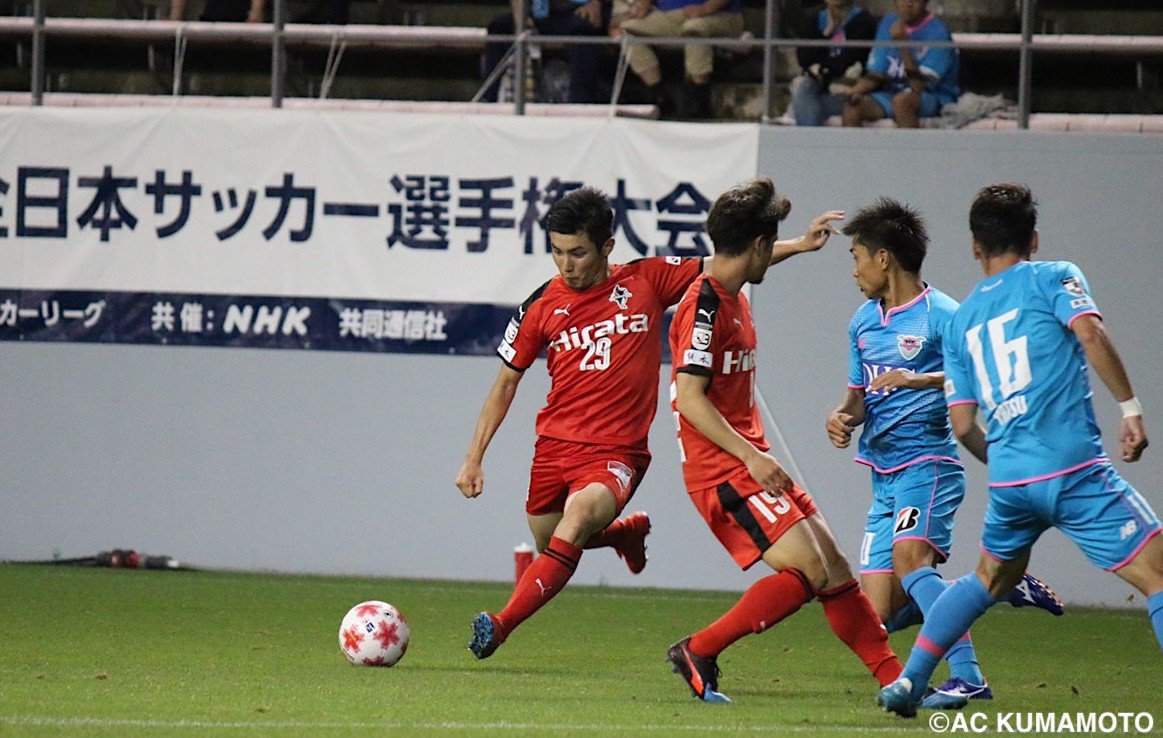 ロアッソ熊本 Official 衛藤幹弥 選手 J1チーム相手に良いサッカー をしたが 結果に結び付けられず残念 初めて左サイドでプレーしたが カットインして シュートやクロスはできていたが 上下運動をもっと全力で戻って ピンチを防がないといけない