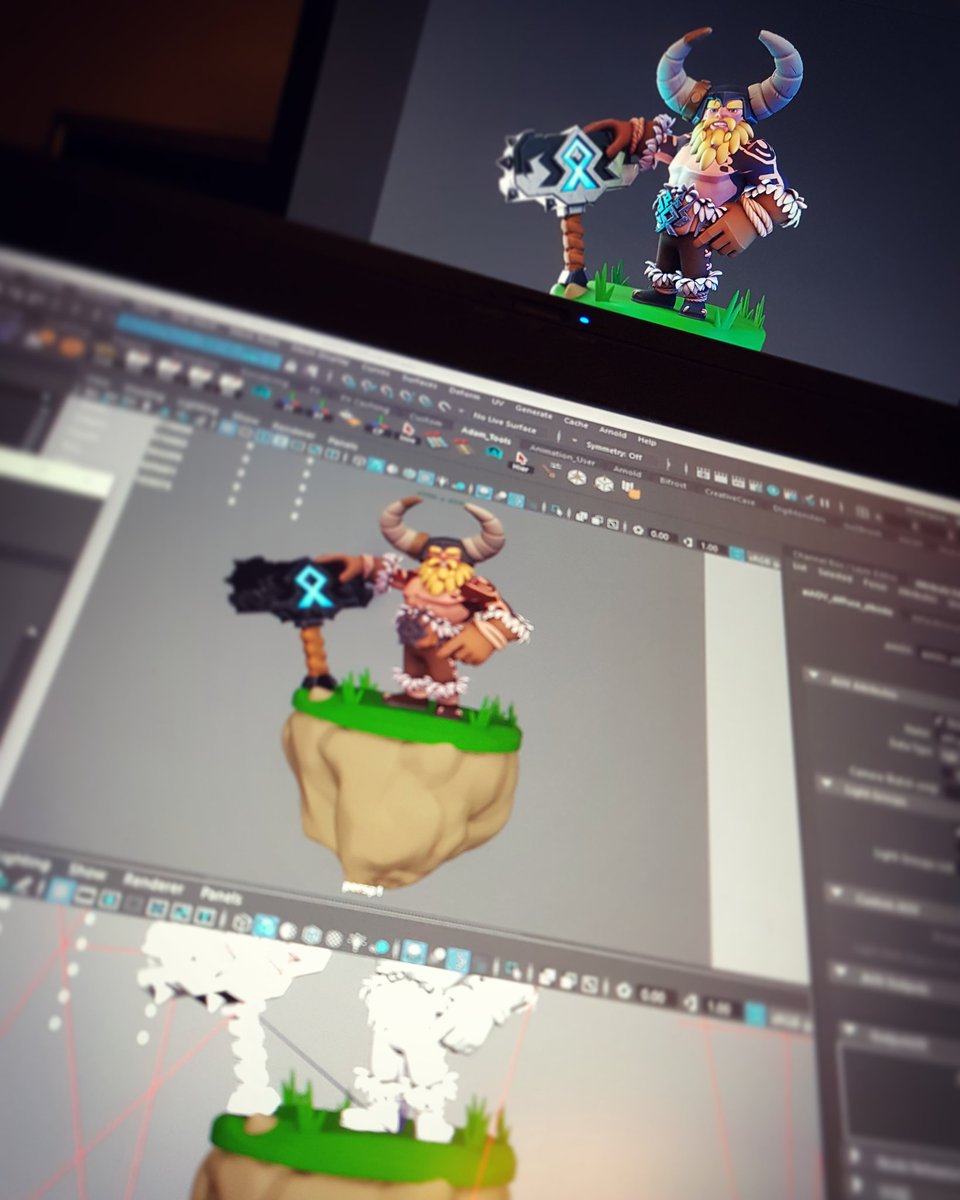 Adam_W_Conway's tweet photo. Trying out a few new poses for Oyvind.

#substancepainter #3dmodel #Maya #Arnold #ZBrush #zbrushsculpt #texture #gameartist #gamedev #indiedev #gameart #videogames #art #artoftheday #artwork #gamedevelopment #wacom #cintiq  #illustration #drawing #artist  #creative  #picoftheday https://t.co/1omZSKYcwU