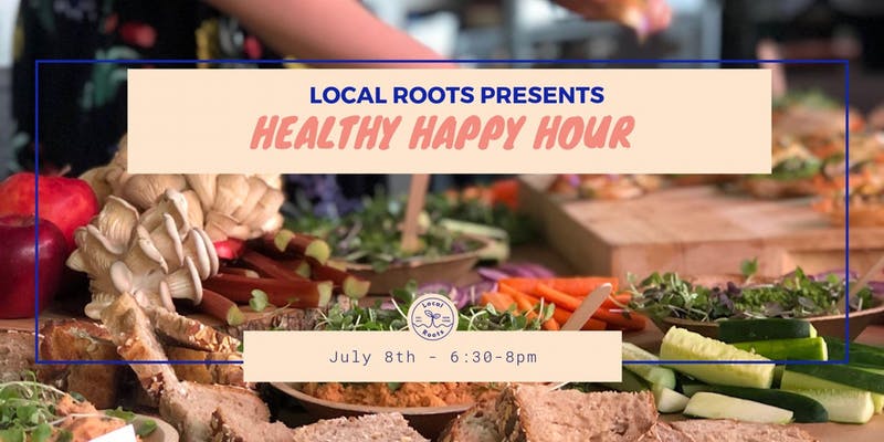 Join us next Monday for a healthy #happyhour in #brooklyn with @LocalRootsNYC @Guayaki @agritecture and Chef Stephanie Wright. Tickets are only $10 and you'll get $15 off a Local Roots summer farm share subscription by coming! meetup.com/agritecture/ev…