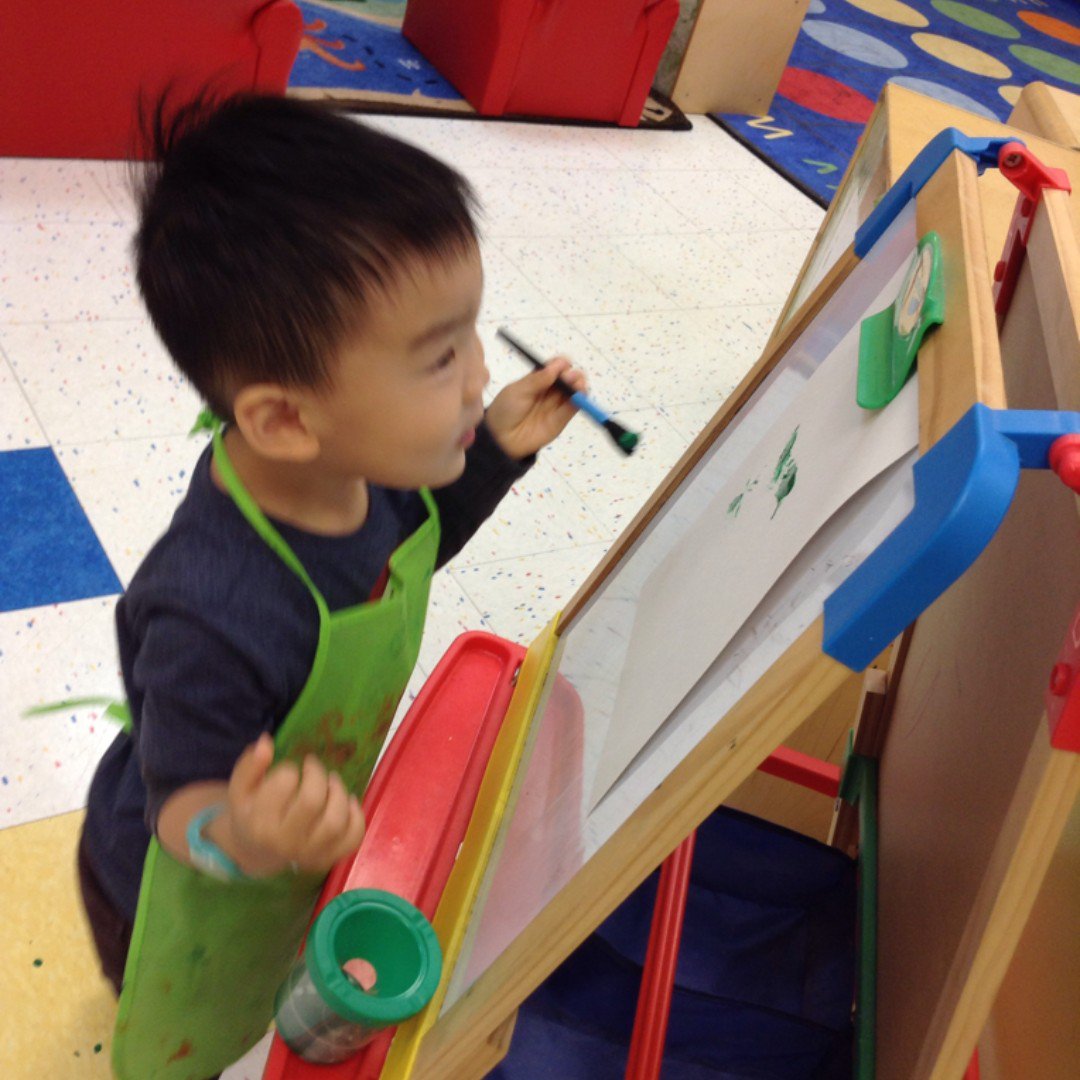 IvyPrepELA's tweet photo. Our Cubs are showing off their #artistic skills today.

#painting #toddlers https://t.co/ibOxmDZw2M
