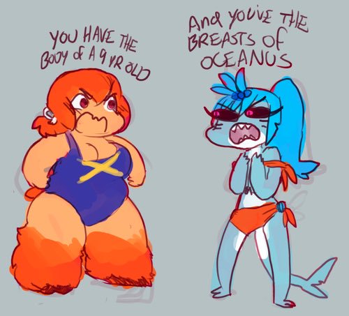 slimyshark's tweet image. "'S about time i got my name name carved around eh?"

❁ A loyal guardian of the sea.
❁ Despises humanity.
❁ Rude but soft.
❁ Kiiiinda lonely. (spoil her-)
❁ Loves a good sparring match!
———
Detailed rp pref
Plot pref
Earned nsfw
———
"so, help me carve the lands!"
More bellow