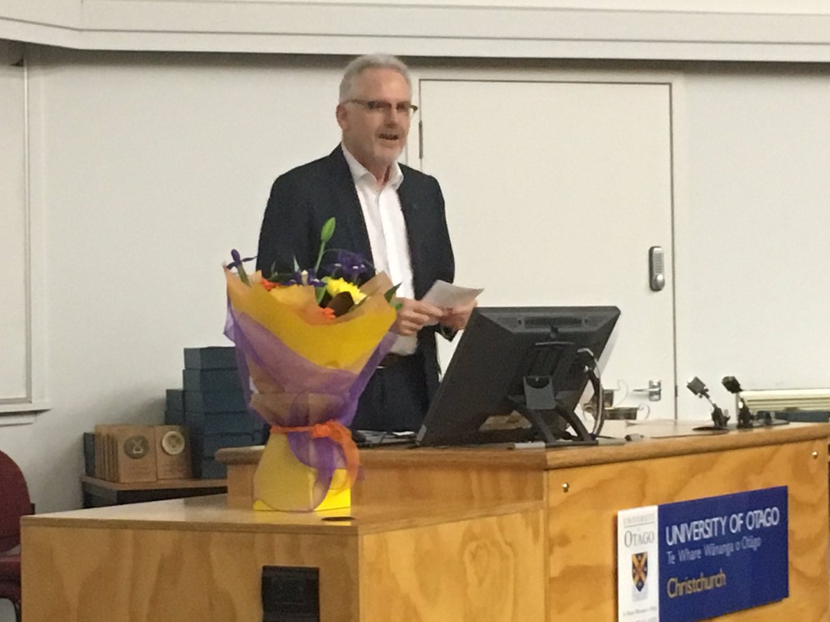 <a href="/OtagoCHCH/">OtagoCHCH</a> is celebrating its staff and students success at our annual ceremony. Our Dean Professor Murdoch welcomes everyone. <a href="/otago/">University of Otago</a>