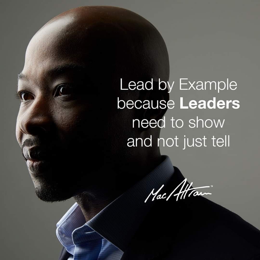macattram's tweet photo. "Lead by Example because Leaders need to show and not just tell."
Being a Leader, you have to walk the talk. It's impossible to get your team moving without you showing them how.
Visit https://t.co/pIBtaDI1Vk for more information
#MacAttram
#MindspaceAssociates https://t.co/7lGglurS08