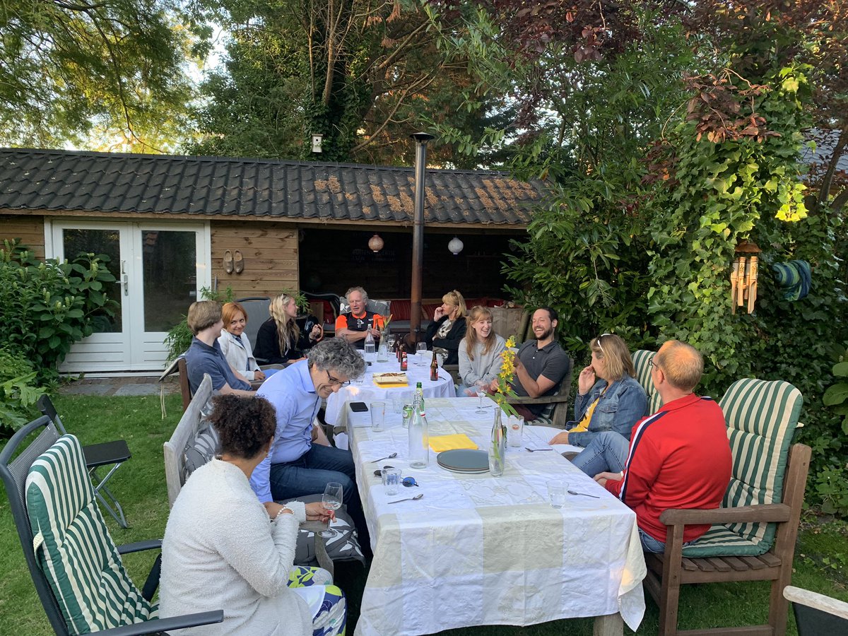 bartvantrigt's tweet photo. Summer BBQ with the research group with PhD fellows, supervisors and users of the CAS project! #breakingthehighload https://t.co/klGd6YZiTo