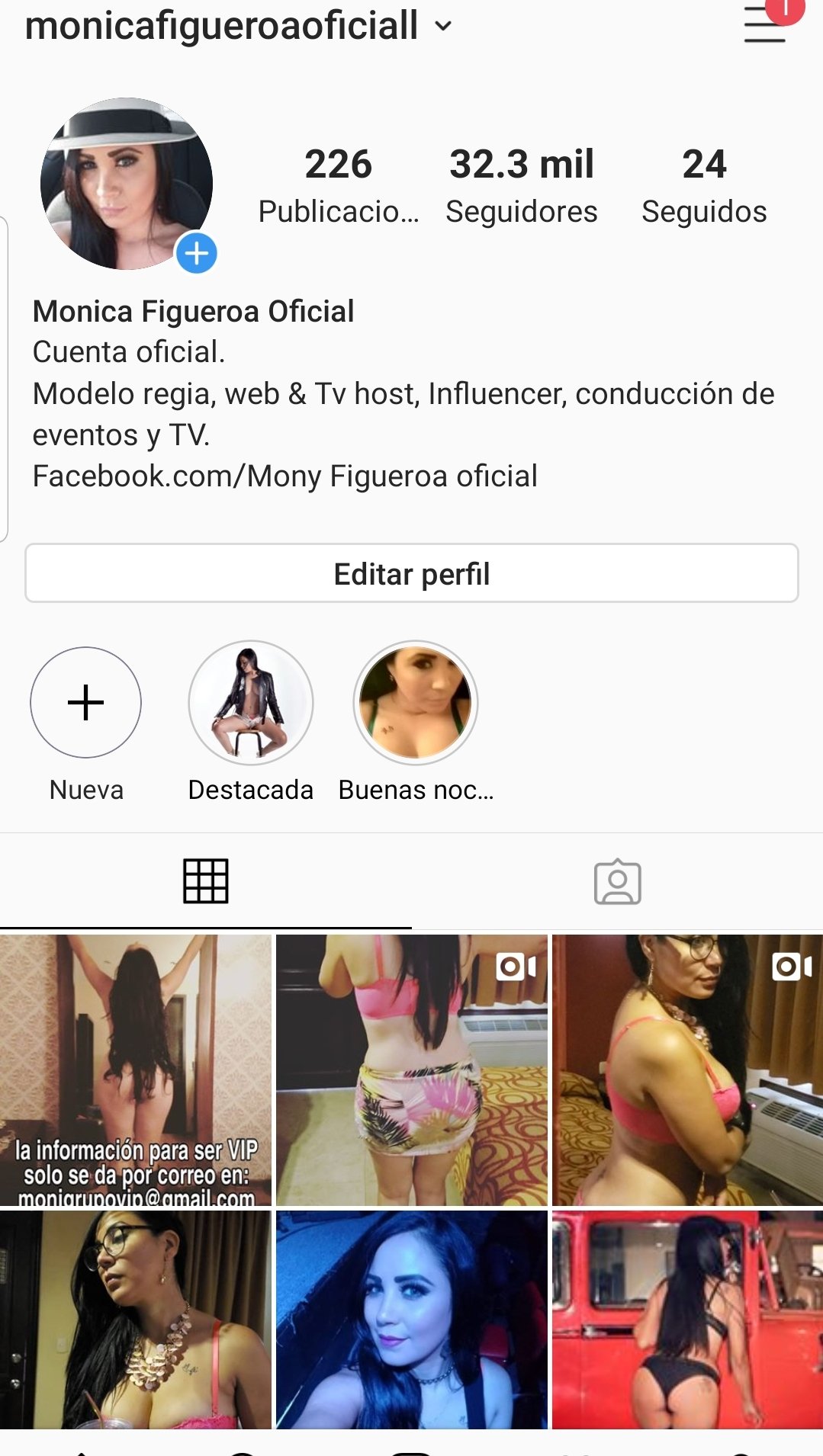 X 上的Mony Figueroa：「Esta es mi cuenta de Instagram https://t.co/6h1t95XA5l」  / X