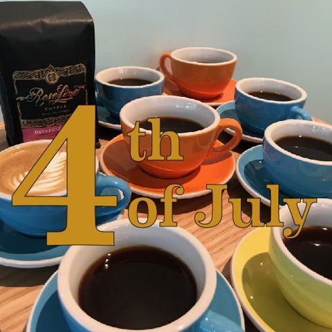 We'll be open normal hours for the 4th! We've filled our retail shelves with a few new coffee offerings so you can stock up for the long weekend. See you tomorrow!