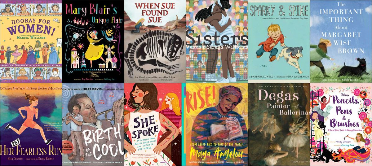 Impressive Picture Book Biographies, 2019 ow.ly/DW7E50uRNde #kidlit #biographiesforkids #nonfictionforkids