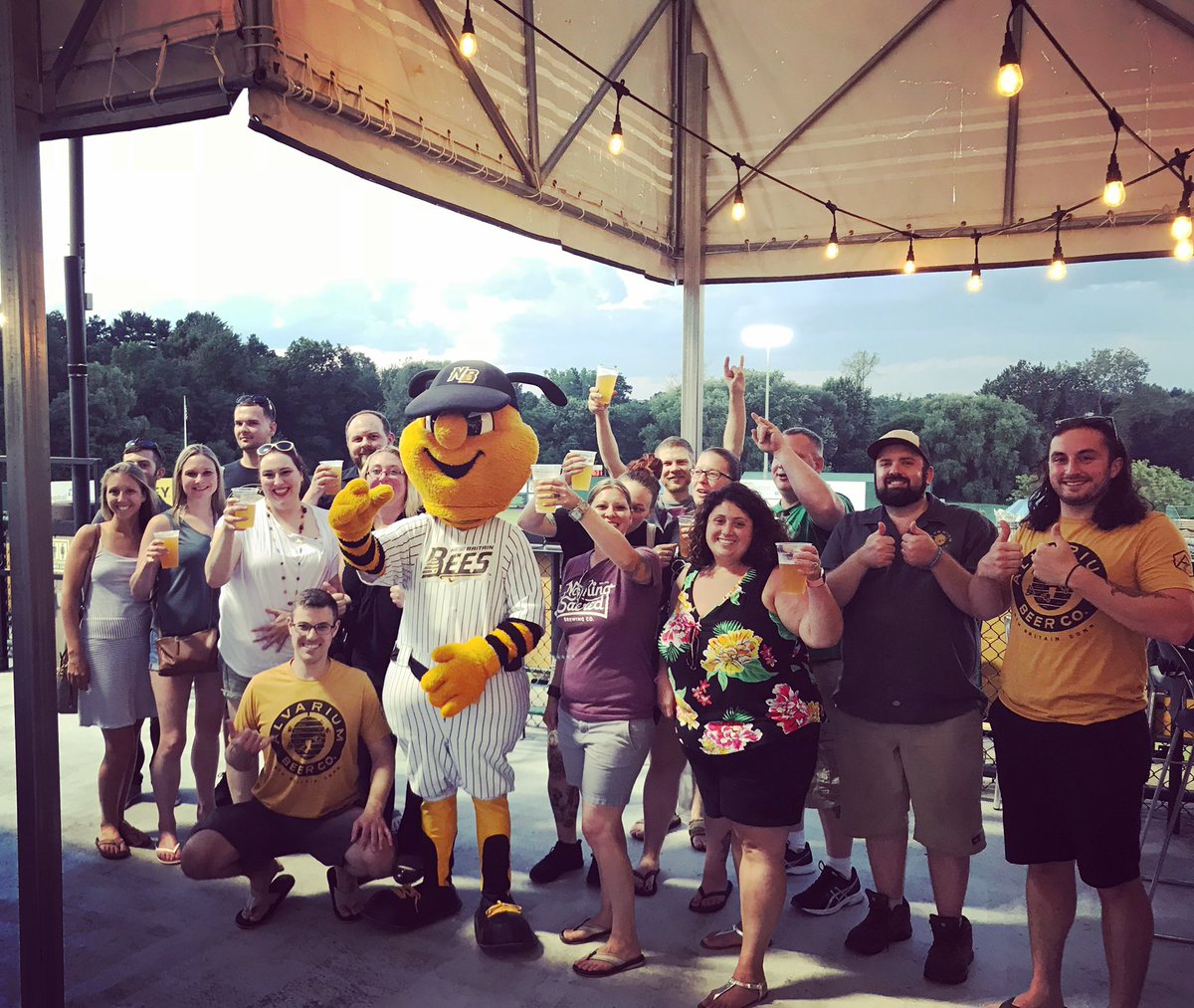 Happy birthday to Kate, our amazing Taproom Manager and Craft Sorceress! We’re celebrating with friends and family at the Alvarium Rooftop Beerhive for a rare night out of the taproom. #AlvariumBeer