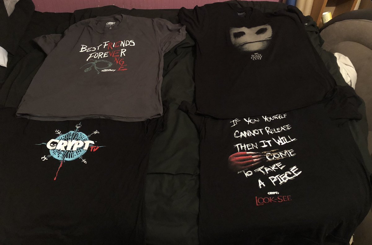 MorrisKarli's tweet image. My fearsome 4 from @CryptTV #horror #HorrorMovies #crypttv