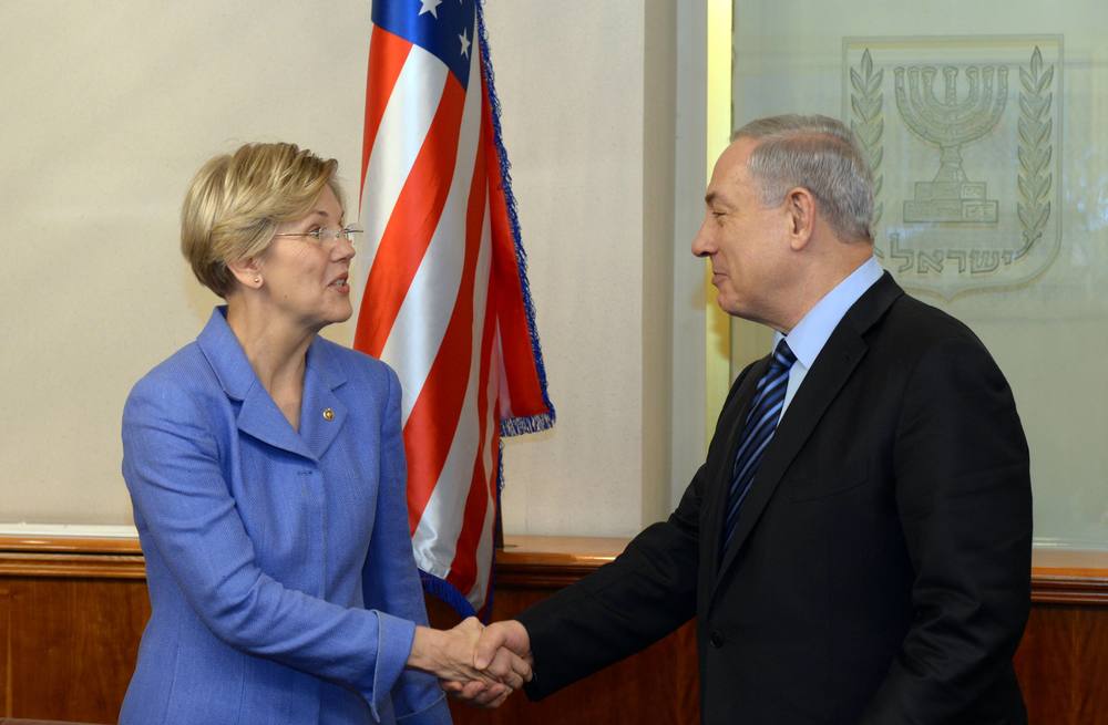 4.  @SenWarren: Called a “surprising Israel hawk” by Forward. During 2014 Gaza war, defended $225M in emergency aid & co-sponsored “US-Israel Strategic Partnership Act” providing more weapons. Blamed civilian casualties on Hamas. Says “Israel is in a really tough neighborhood.”