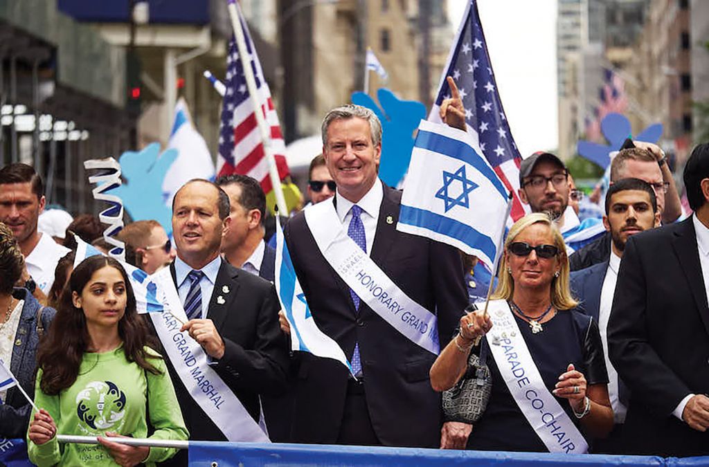 7.  @BilldeBlasio: Says “Defending Israel is a matter of being consistent with progressive values.” “Deeply opposes” BDS. On recent visit to Israel, condemned Palestinians & hung w/ Netanyahu. Attacked Rep. Omar for criticizing US-Israeli relationship:  https://politi.co/2FRDZzj 