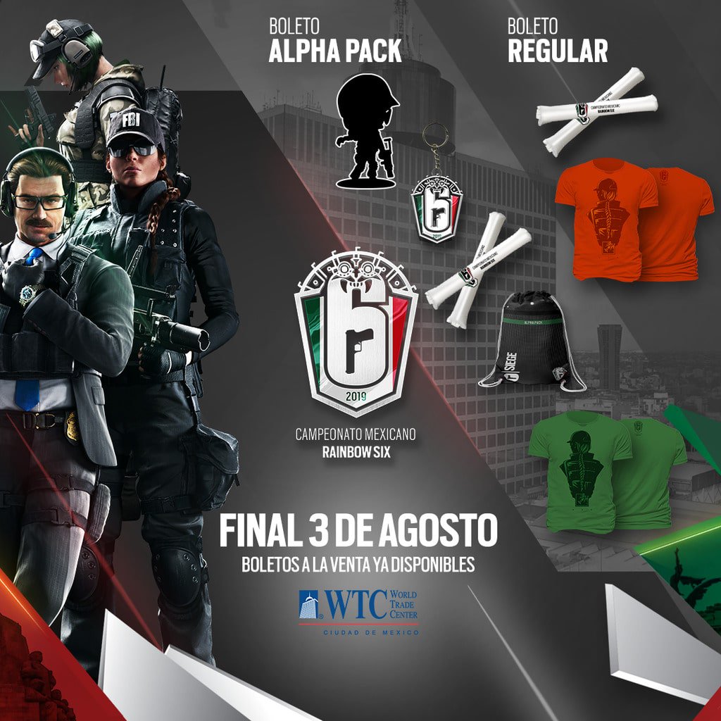 SmashTec_'s tweet photo. Ubisoft anuncia que los boletos para la gran final presencial del Campeonato Mexicano de Rainbow Six,
#Final | #TomClancys | #RainbowSix | #Smashtec | #Gaming | @TimbersEsports | @werevertumorro
Visita https://t.co/3BgtZ2rcrr https://t.co/pYdmcq0Yzj