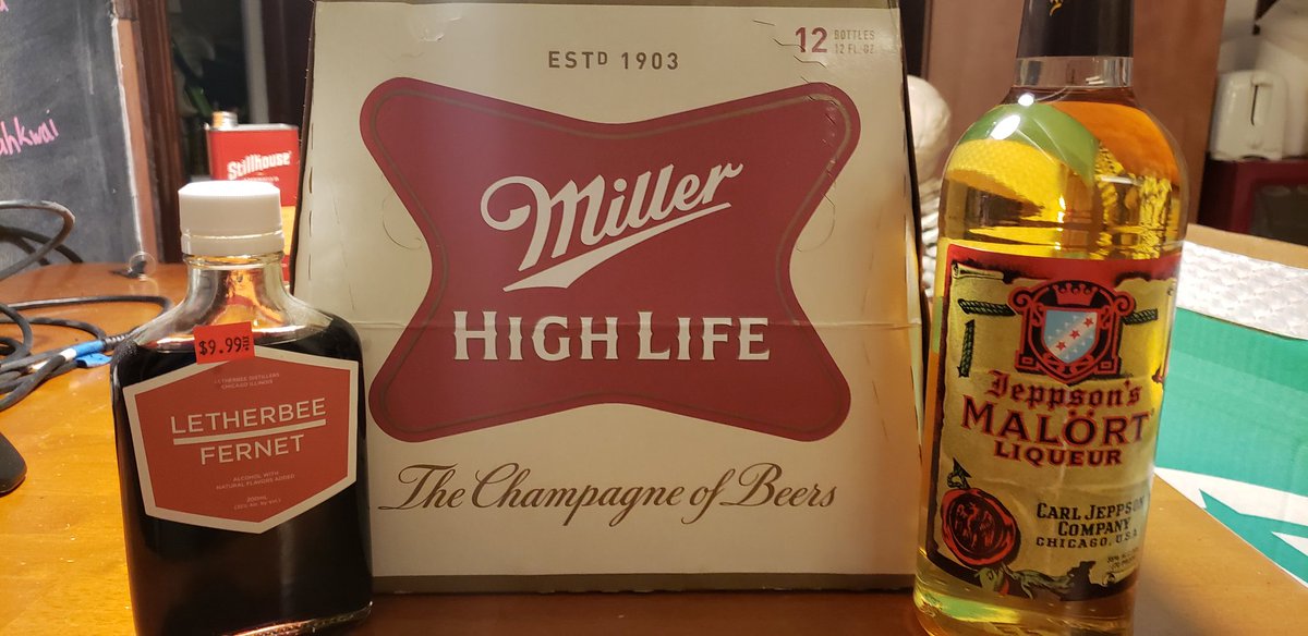 ChampChatPdCast's tweet photo. Oh lort...where art thou. The champ and the fernet got ya. @JeppsonsMalort @millerhighlife #champchatisdead #malort #freedom #tasteslikefreedom https://t.co/jCowmAZmQ0