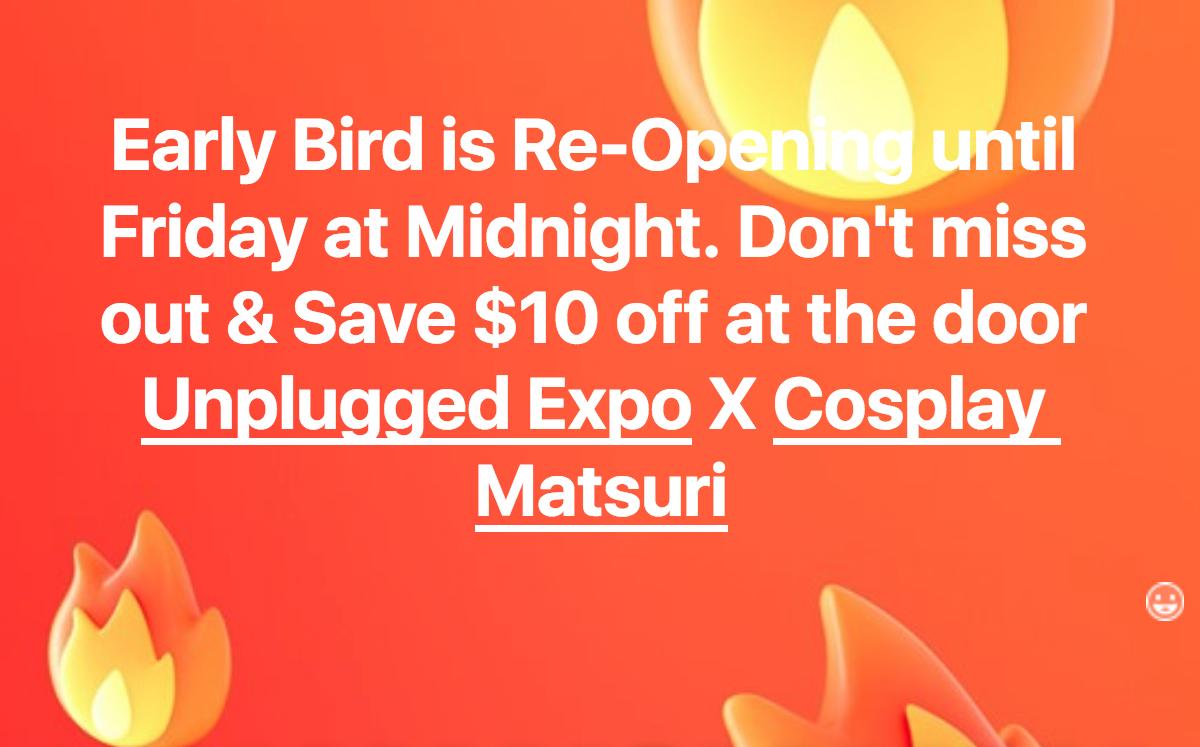 Unplugged Expo x Cosplay Matsuri tweet media
