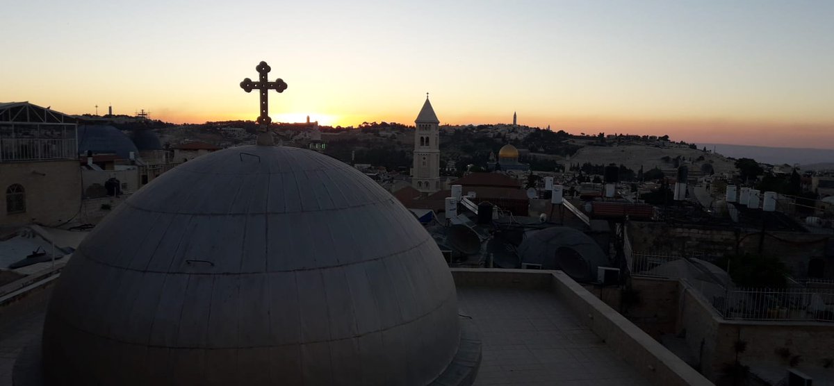 boker_or's tweet image. Cari amici, 
vi dono l&apos;alba a Gerusalemme! 

Boker tov! 
בוקר טוב! 

#4luglio