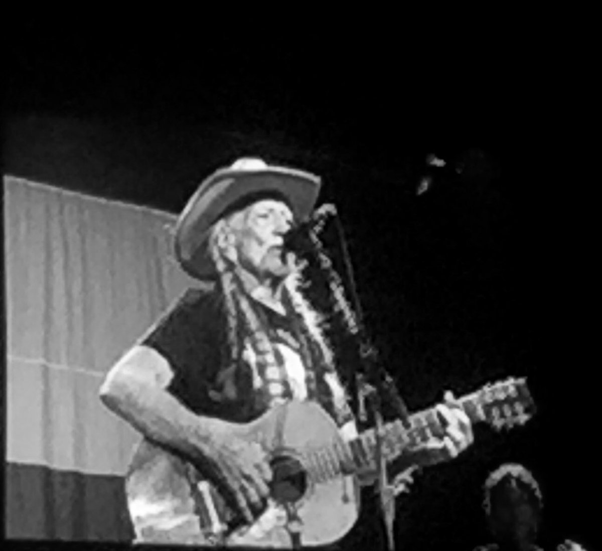 4martinez's tweet photo. Mom and dad took us to our first Willie show. Tonight I have my boys and my bonus daughter with me!! Day made! ❤️#AngelFlyingTooCloseToTheGround #DadIsSmiling https://t.co/5Qjt1IKy8g