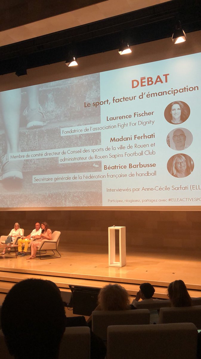 Soso_Bouderbane's tweet photo. Très bel après-midi hier au #ELLEActiveSport,des intervenants divers et des discours intéressants pour la promotion du sport au féminin!💁🏽‍♀️Merci @FDJsport pour l’invitation!☺️ #SportPourElles #TeamChallengeFDJ @stephane_pallez @AOC1978 @melissa_plaza @vpecresse @i_bazin @bbarbusse https://t.co/I7c7PptbyV