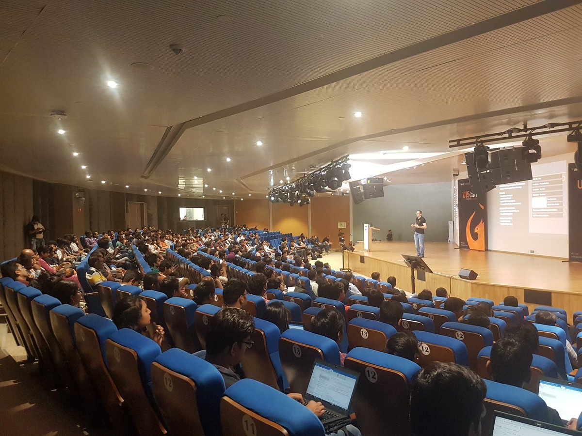 LeonLimson's tweet photo. UI5 enthusiasts advocates at @ui5con #sap #sapcommunity #UI5con #UI5 #OpenUI5 #SAPUI5 #SAPLabsIndia #jampacked https://t.co/rF5wvQmDj7