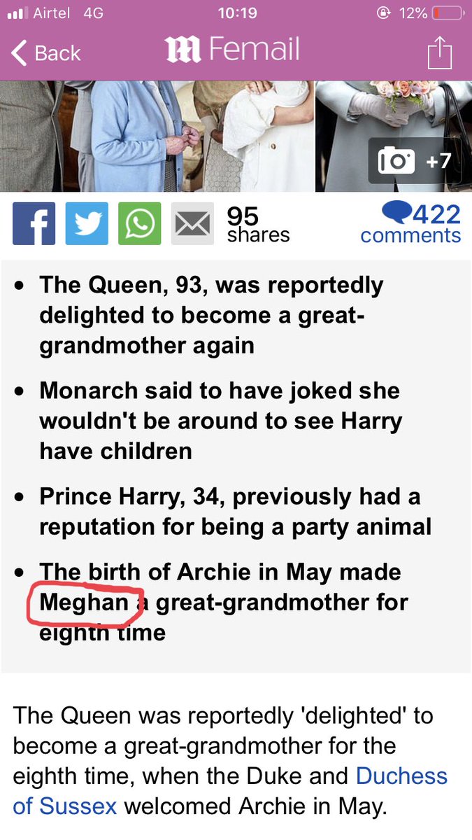 ⁦<a href="/DailyMailUK/">Mail+</a>⁩ ⁦<a href="/DailyMailCeleb/">Daily Mail Celebrity</a>⁩ Meghan greatgrandmother? Are you sure?