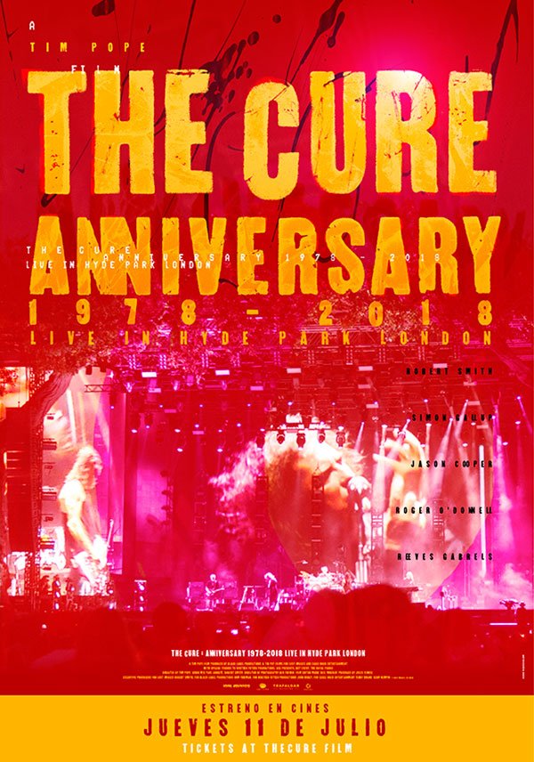Sorteamos 5 entradas dobles para el estreno de 'The Cure Anniversary' en cines. ¡No te lo pierdas!
.
.
mariskalrock.com/?p=171728