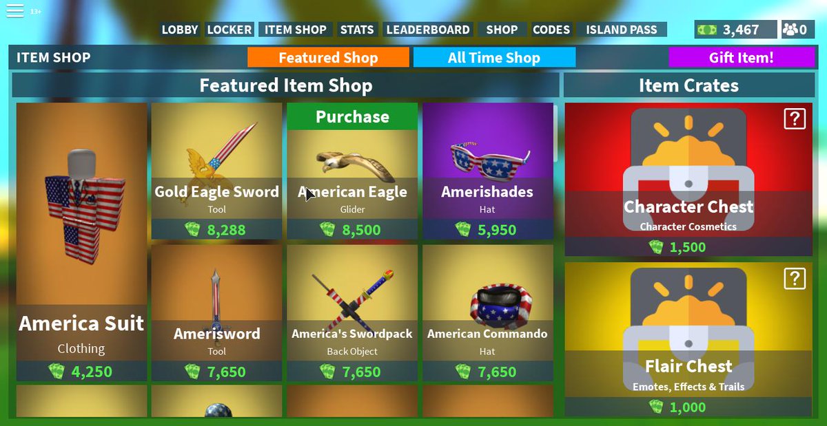 Island Royale Informations On Twitter New 4th Of July Item
