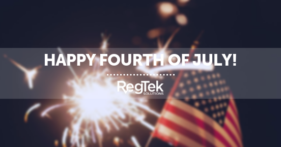 RegtekS's tweet photo. #Happy4thofJuly to our fantastic US clients, partners, and colleagues over in NYC! #IndependenceDay #fintech #RegTech https://t.co/JkjF3WRJPz