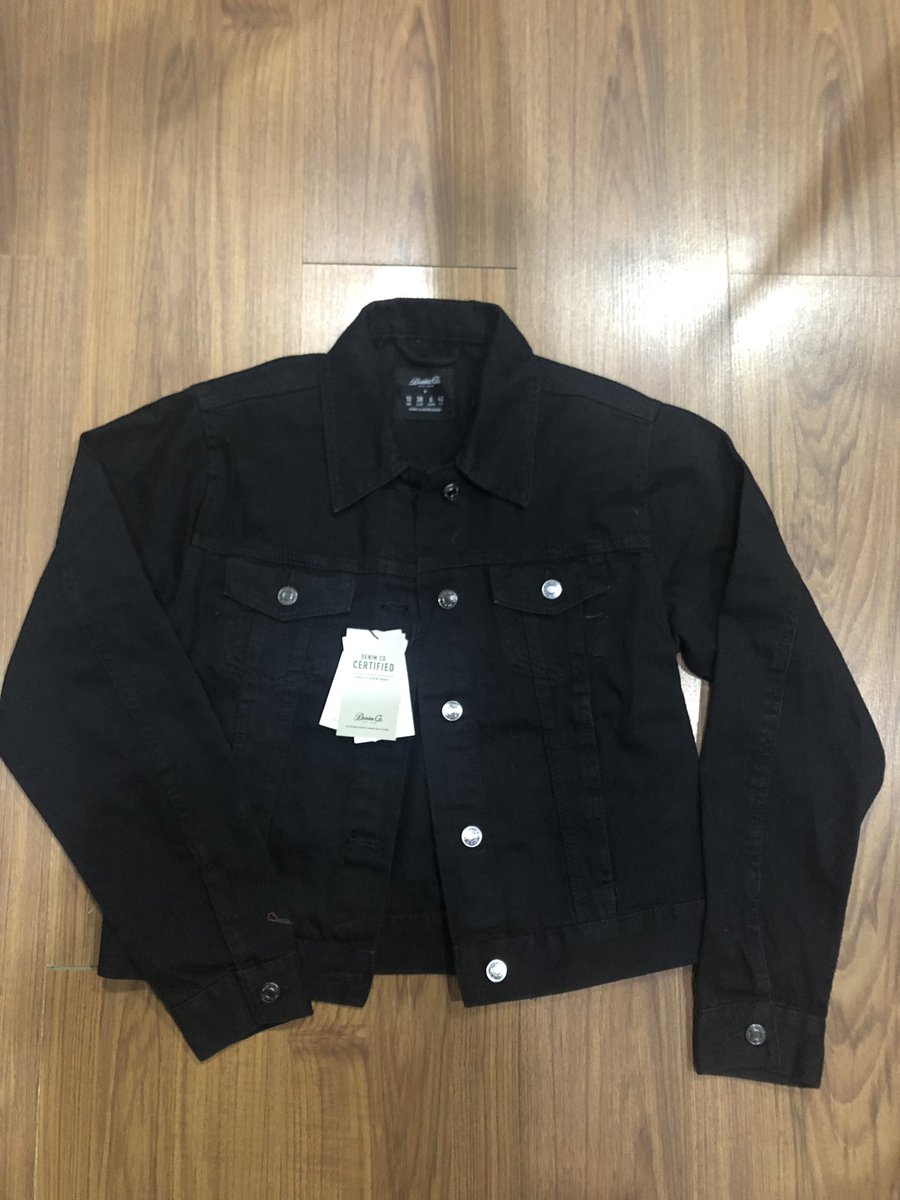 primark black denim jacket