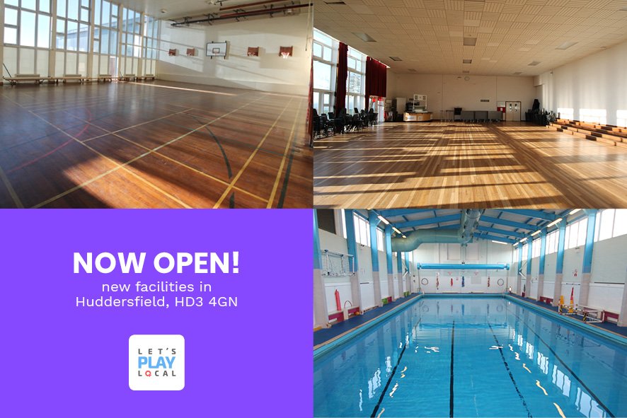 LetsPlayLocal's tweet image. 📣 New venue now open! Facilities for hire in #Huddersfield that are great for all your sports and leisure activities. One off bookings welcome. ⚽️🏀🎾 letsplaylocal.co.uk/venue/salendin…