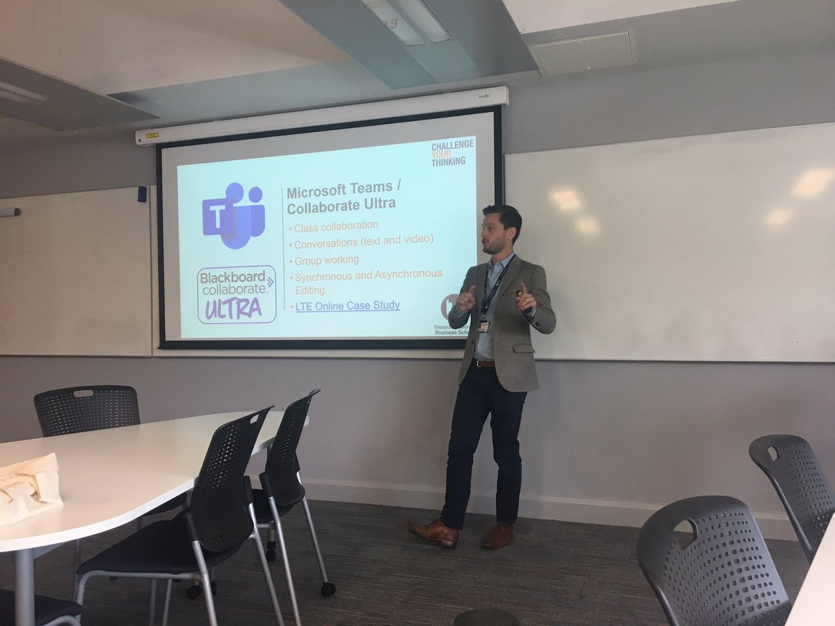 sd_elkington's tweet photo. Colleagues from Teesside Business School sharing their experiences and impact of using the Future Facing Learning Toolkit to enhance student learning experience ... digital innovation in practice folks @Jonny_Munby @TeessideUniTUBS #DFC19 https://t.co/1RvLZNPwo9