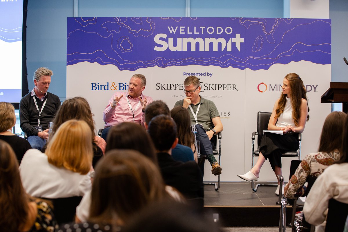 keepme_ai's tweet photo. Keepme founder & CEO @ianmullane speaking about developing customer loyalty, alongside Tim Lee of @MindfulChefUK and Phil Coxon of @mindbodypowered, at the Welltodo Summit last week. Thank you @welltodoglobal for an insightful event.
#WelltodoSummit #CustomerLoyalty #Retention https://t.co/ez5D9iOyga