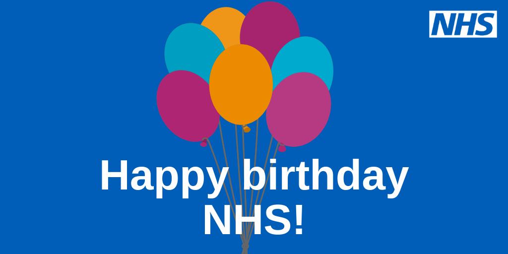 Happy birthday to our wonderful #NHS! 71 years young today. Here's to  all the amazing staff that have made the NHS what it is today. #NHS71 #NHSBigTea #HappyBirthdayNHS