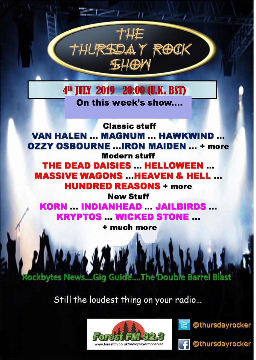 Thursday Rockshow tweet media