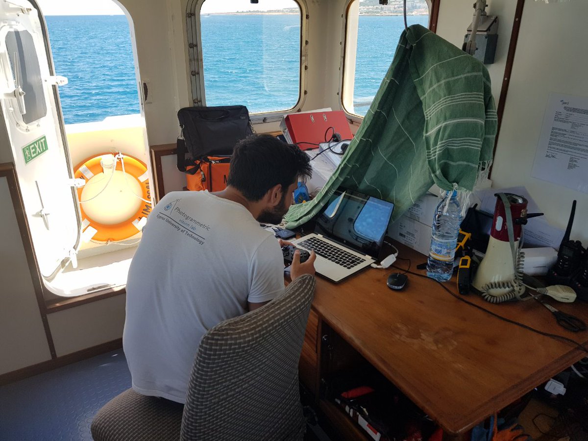 phvislab's tweet photo. After repairing the #ROV to prevent feature leak events, it is ready again to dive and #3D #map the #shipwreck ! #UW #photogrammetry #CyUniTech #MareLab https://t.co/15LMEu7pso