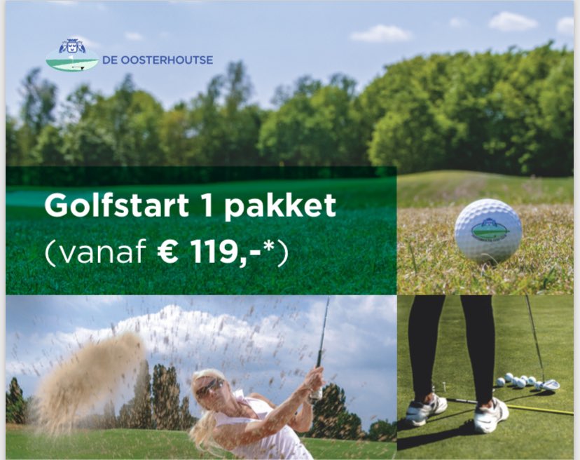 Wil jij leren golfen? oosterhoutse.nl/lespakketten