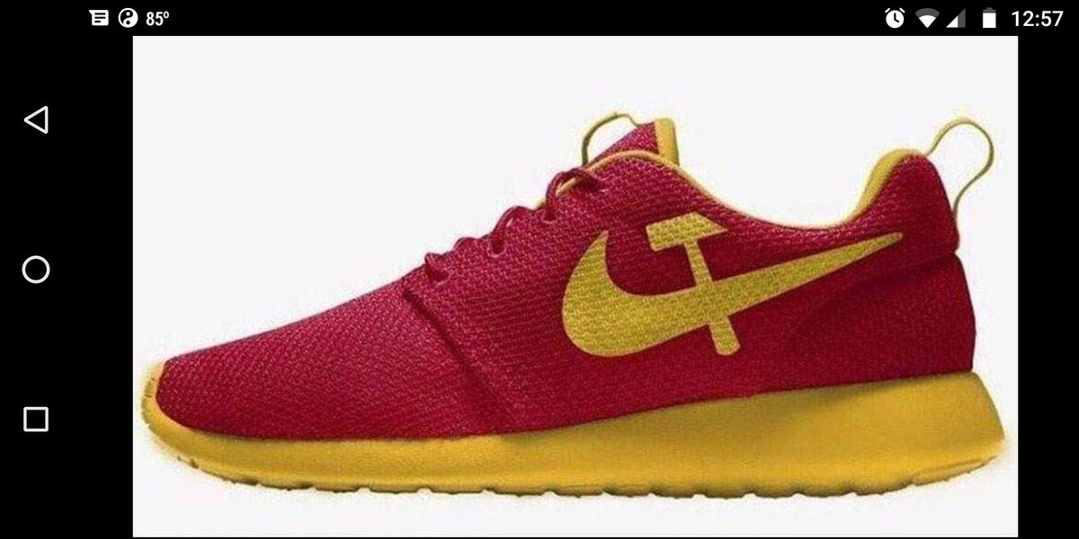 ProDave's tweet image. Nike's  new shoe, damn Communists!!
