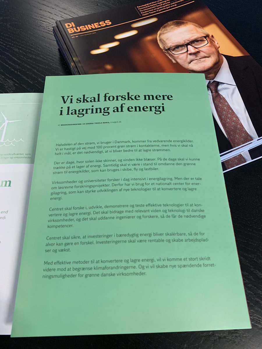 Troels Ranis (@troelsranis) on Twitter photo Har du læst det nye <a href="/DIBusinessdk/">DI Business</a>? Gør det og bliv klogere på både dansk økonomi og hvorfor 🇩🇰 skal forske mere i lagring af energi fremover #dkgreen <a href="/DanskIndustri/">DI - Dansk Industri</a> #dkenergi <a href="/DTUtweet/">DTU</a> Har du læst det nye <a href="/DIBusinessdk/">DI Business</a>? Gør det og bliv klogere på både dansk økonomi og hvorfor 🇩🇰 skal forske mere i lagring af energi fremover #dkgreen <a href="/DanskIndustri/">DI - Dansk Industri</a> #dkenergi <a href="/DTUtweet/">DTU</a>