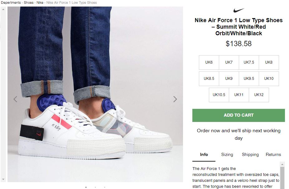 nike reconstructs the air force 1 into the af1 low type