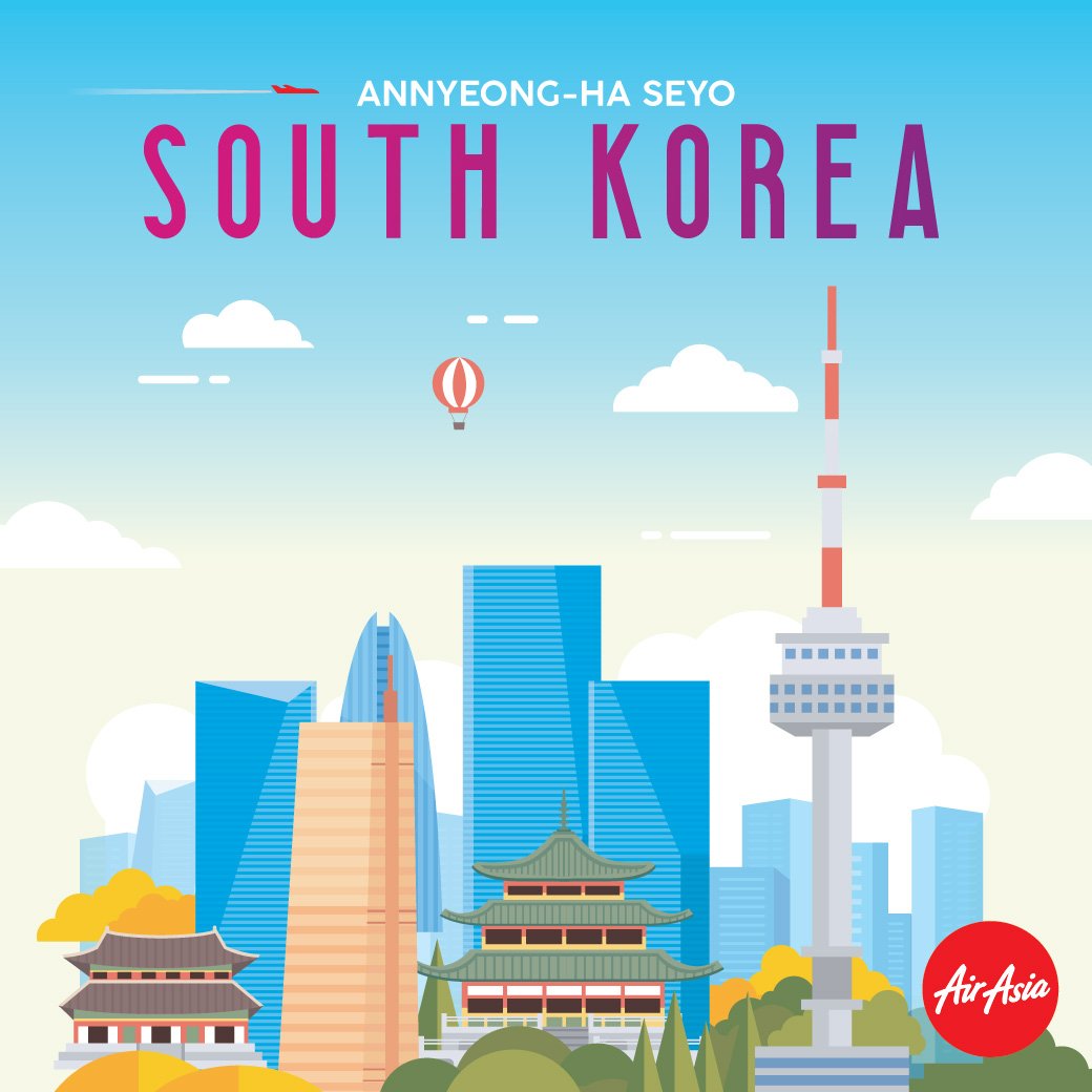 AirAsia on Twitter "Annyeongha seyo! Are you planning a trip to South Korea? ️ this post and