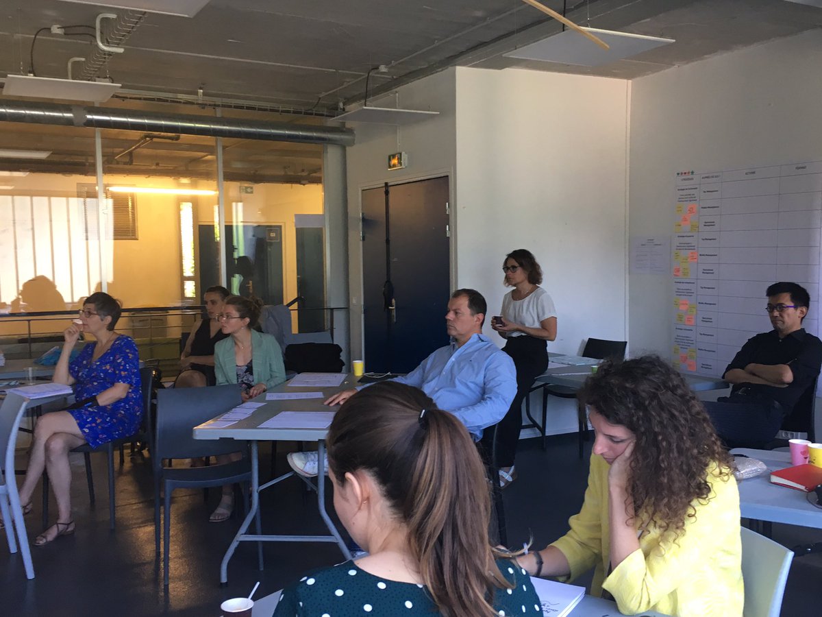 Intense sessions of work during these two last days with <a href="/LabExalt/">Exalt Design Lab</a> within the beautiful <a href="/StrateDesign/">Strate École de Design</a> school. Our PhD candidates lead very good workshops which will help them in their researches! Keeeeeep UP 💪🙌☀️