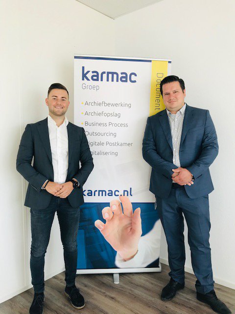 Afgelopen week zijn Ricardo de Vries en @Jimmy Hertroys binnen Karmac I&amp;I gestart. Ricardo gaat als #projectleider aan de slag en neemt deel aan het Management Trainee Programma. Jimmy komt het #verkoopteam van Karmac verstrekten als Junior #accountmanager.

Welkom heren!