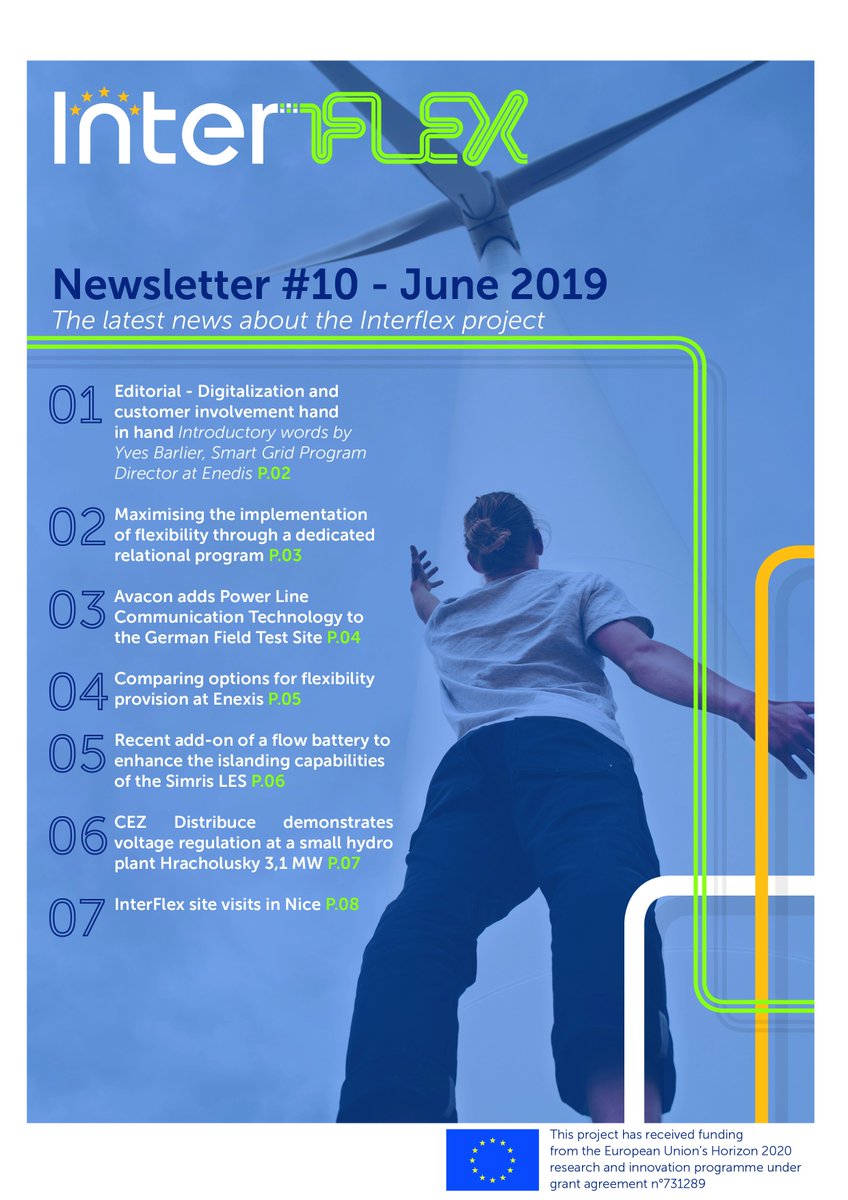 💡 Discover the latest news about the #InterFlex project in our 10th newsletter!

📖 Read all the articles here: bit.ly/Interflex-News…

(@AvaconAG <a href="/EDFofficiel/">EDF</a> <a href="/enedis/">Enedis</a> <a href="/cez_group/">CEZ Group</a> <a href="/EnexisGroep/">Enexis Groep</a> @EON_de <a href="/NiceSmartValley/">Nice Smart Valley</a> <a href="/EU_H2020/">Horizon 2020</a>)