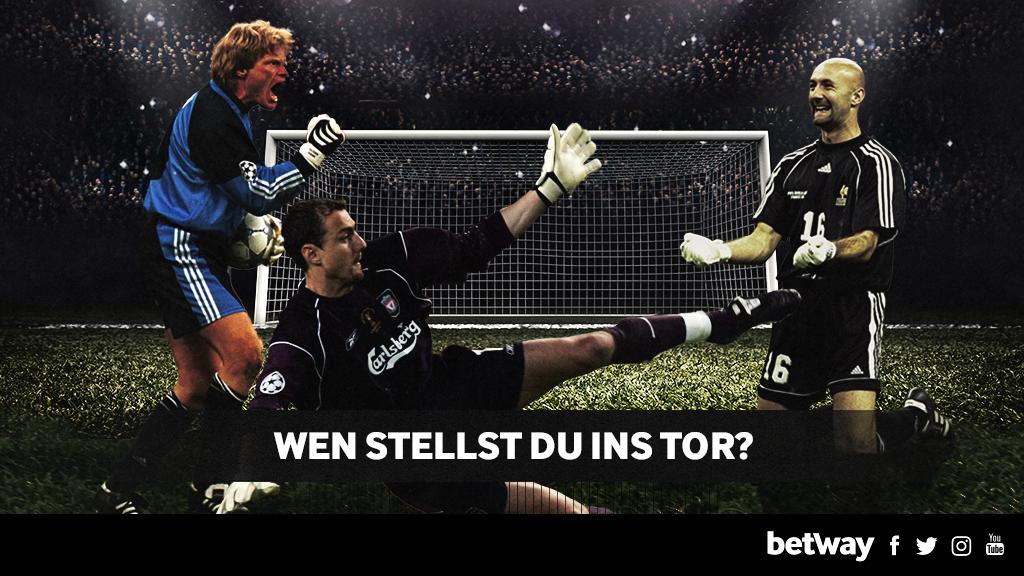 Finale, Eltmeterschießen. Du kannst jeden Keeper der Geschichte ins Tor stellen. Wer tritt für dein Team an?