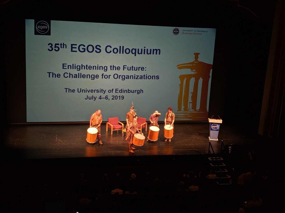 #EGOS2019 opening ceremony.