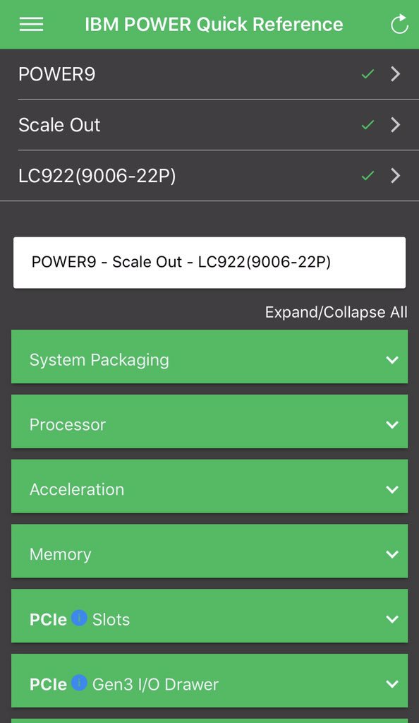 IBM Power quick reference app is now available on iTunes and Google play stores. This innovative App provides basic Power Systems facts and features (i.e., processor, memory, disk, etc.) quickly and conveniently from your mobile device.