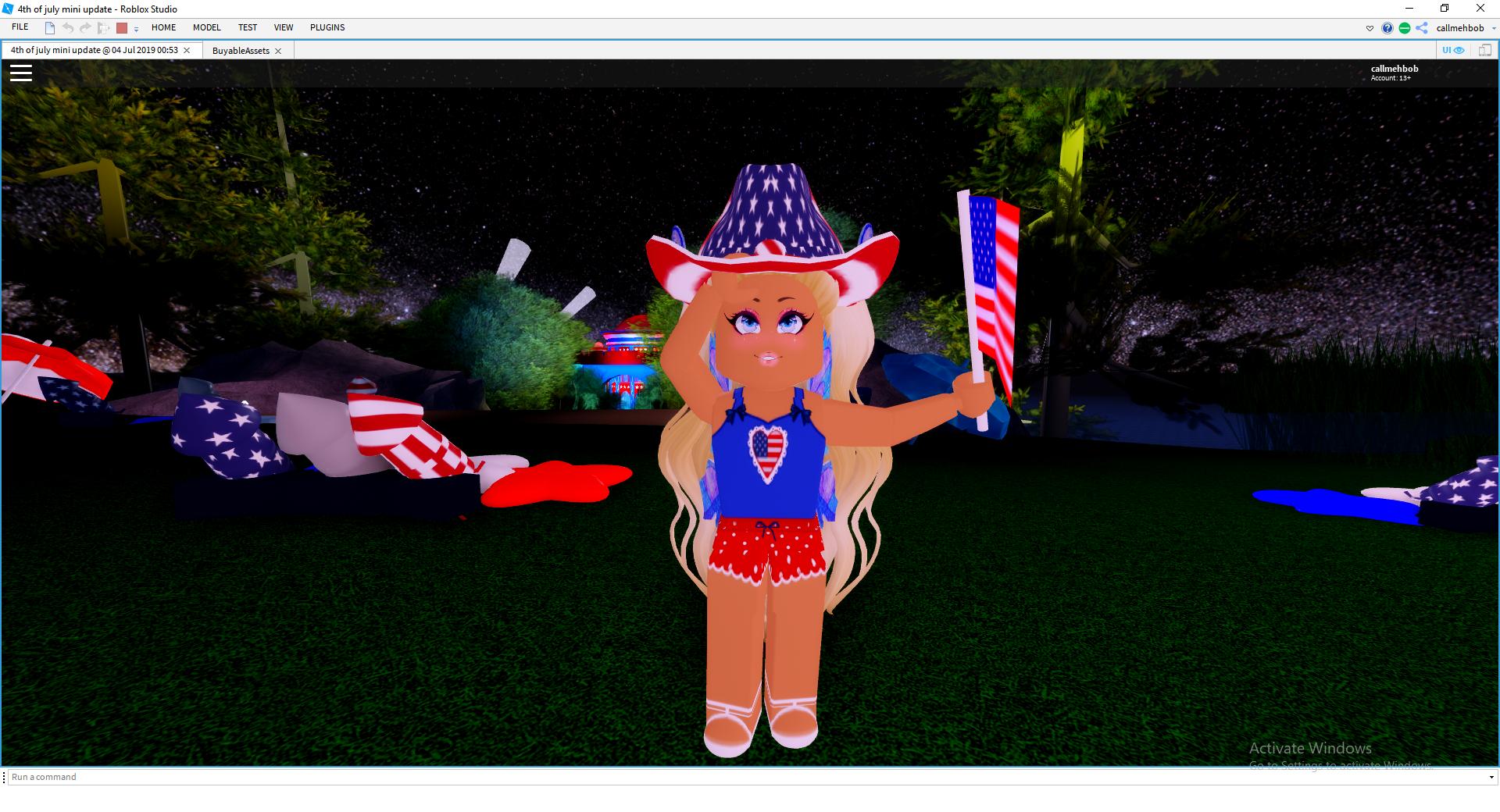 Barbie On Twitter Me Ok Guys We R Just Going To Do A Very Small Nice Patriotic Update Cuz It S Only For One Day And We Dont Wanna Take Too Much Time - barbie nightbarbie twitter roblox pictures roblox animation cute profile pictures