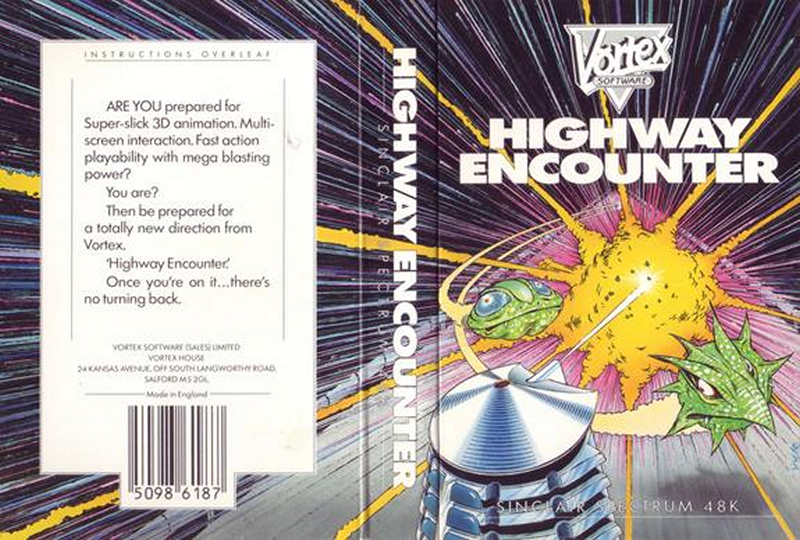 Lord_Arse's tweet photo. Retrogaming Memory! ❤

Title: Highway Encounter
Publisher: Vortex Software
Version: ZX Spectrum
Year: 1985

Shop: https://t.co/3JsG4nFmsp https://t.co/QvxVpoAVe5